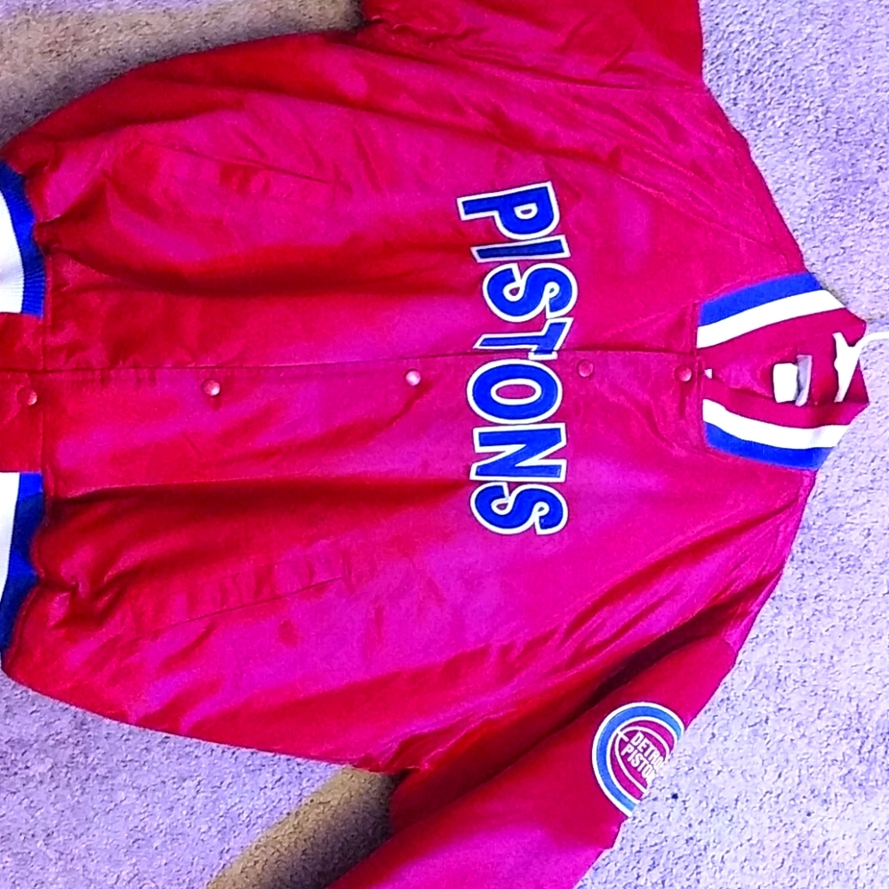 A hardwood clasics pistons jacket